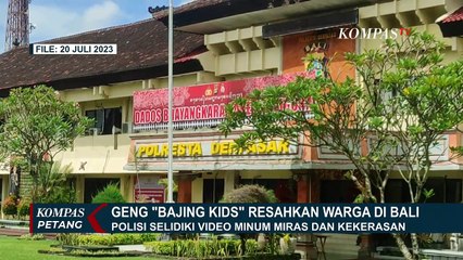 Buat Resah Warga, Polisi Bubarkan Geng 'Bajing Kids' di Bali!