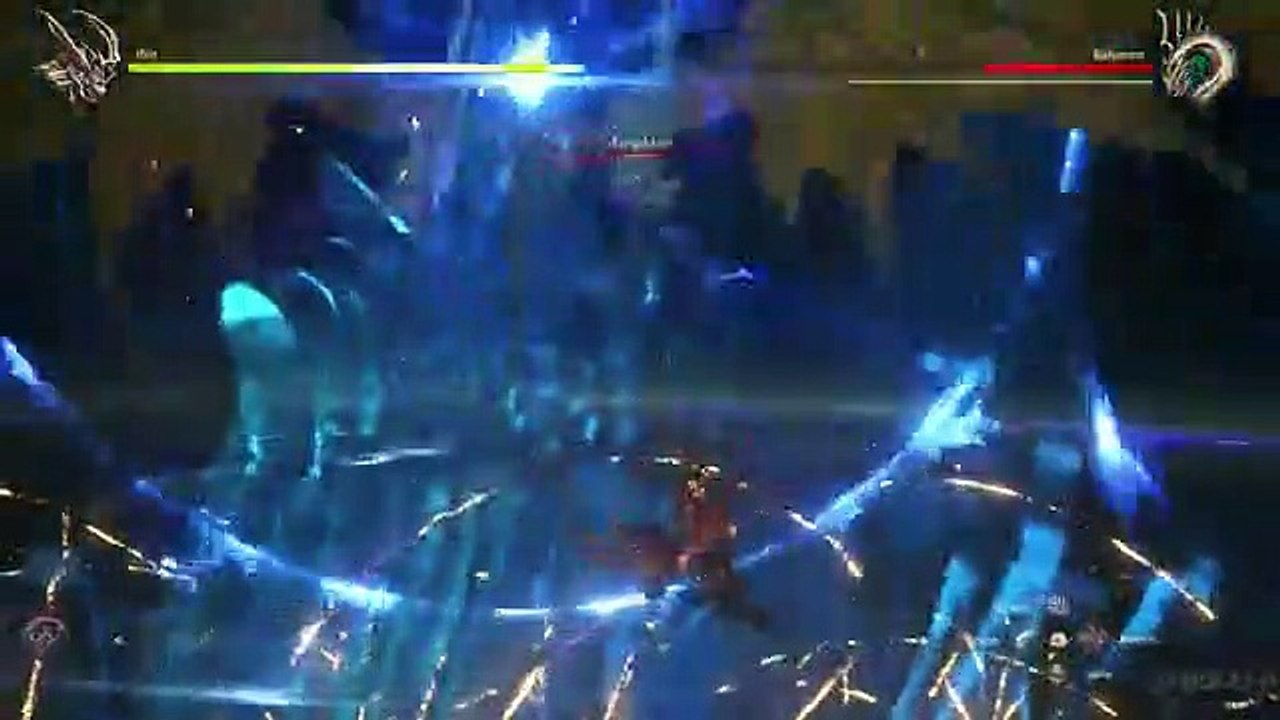 Fight Scene Between Ifrit and Bahamut in Final Fantasy XVI