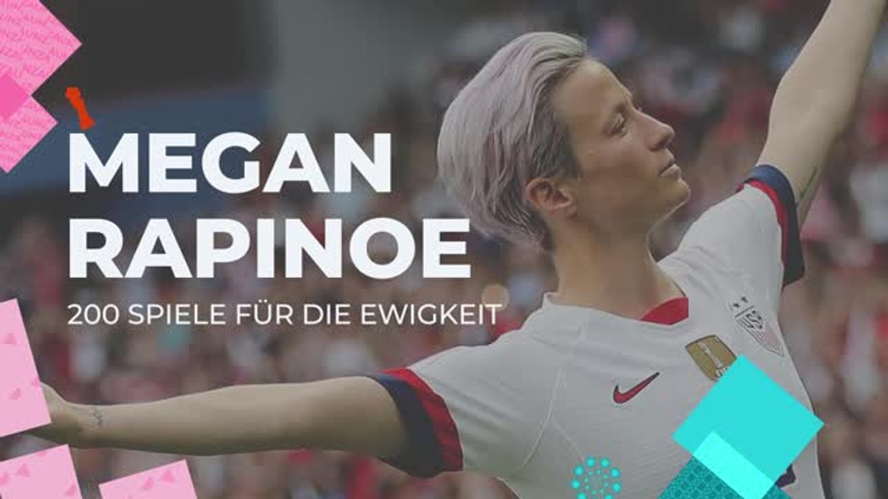 Megan Rapinoe: 200 Spiele für die Ewigkeit