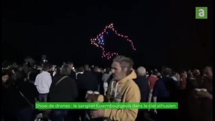 Le sanglier luxembourgeois dans le ciel athusien