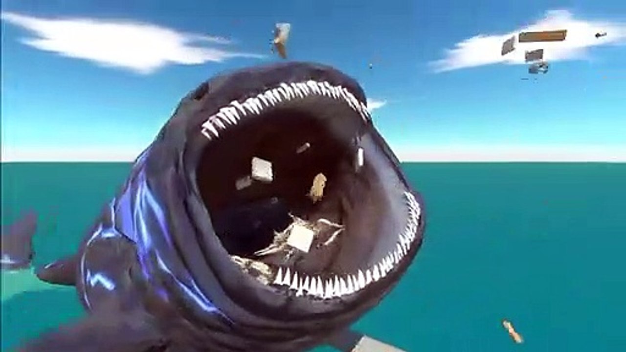 Real Size of the Bloop   Escape the Jaws of The Bloop - Animal Revolt Battle Simulator