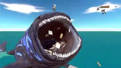 Real Size of the Bloop   Escape the Jaws of The Bloop - Animal Revolt Battle Simulator