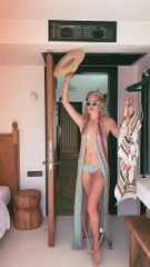 Burcu Esmersoy'un sütyensiz videosu olay yarattı