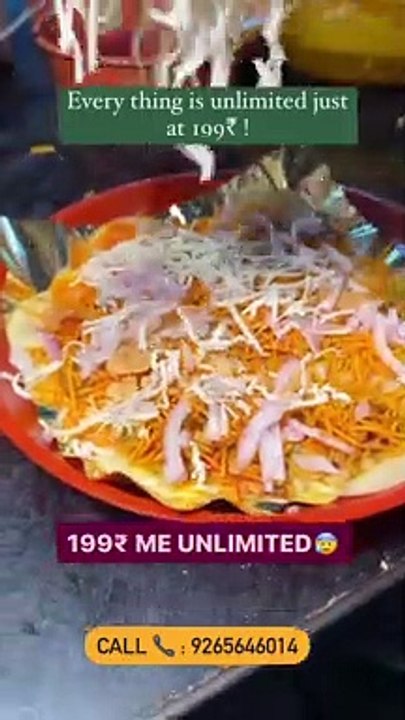 Pay 199₹ & eat aloopuri khavsa sandwich burger  anything from entire menu UNLIMITED! in Surat