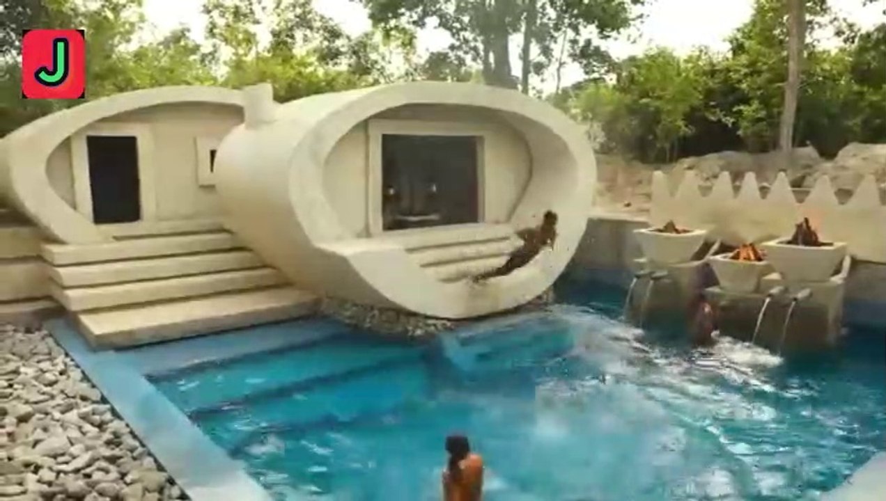 Building a Private Pool in a Luxury Underground House in 149 Days