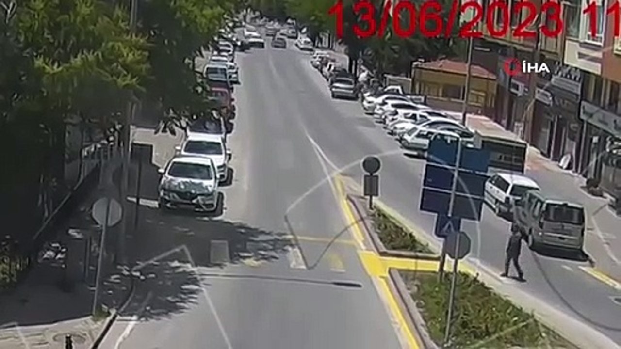 Voici comment les accidents de la circulation à Niğde se sont reflétés sur la caméra