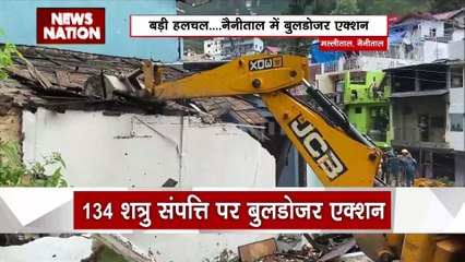 नैनीताल में अतिक्रमण पर एक्शन, एक साथ गरजे 10 बुलडोजर