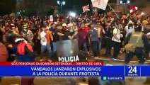 Toma de Lima: PNP brinda detalles sobre detenidos durante las manifestaciones