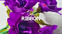 How to make satin ribbon flowers easy || tutorial membuat bunga dari pita satin yang mudah