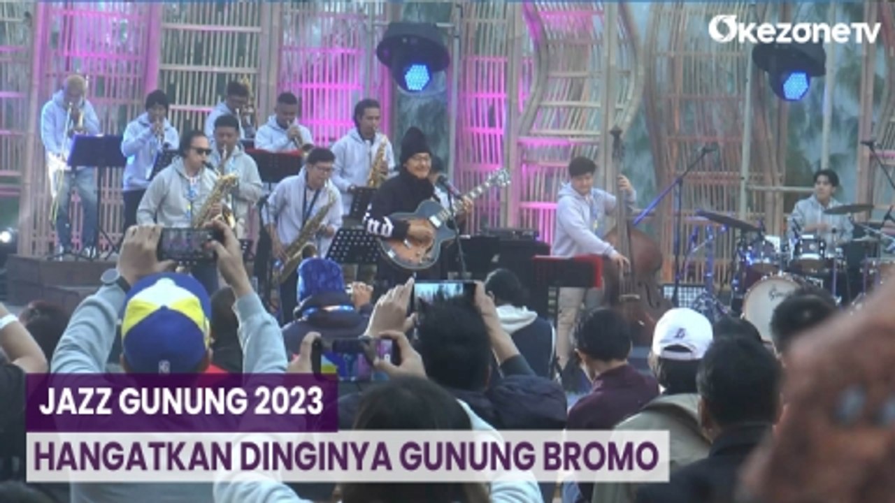 Jazz Gunung 2023, Hangatkan Dinginya Gunung Bromo