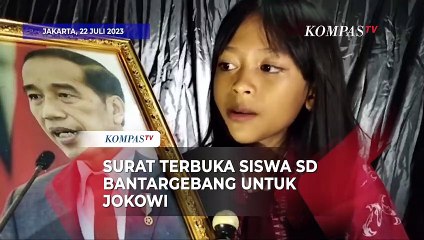 Isi Surat Terbuka Siswa SD Bantargebang untuk Presiden Jokowi