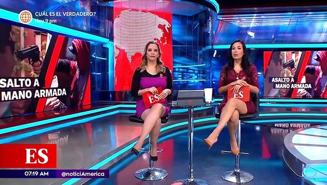 Fatima Chavez y Evelyn Kahn en america noticias edicion sabatina 22 de julio 2023