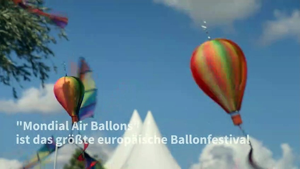 Ballonspektakel in Frankreich