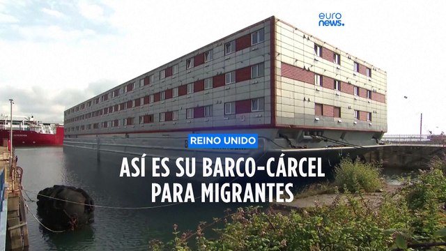 Así es el barco cárcel que ha preparado el Reino Unido para albergar a migrantes