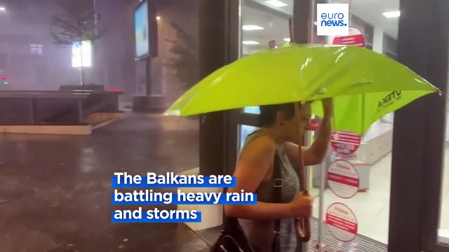 Three people die in Serbia as a second deadly storm rips through the Balkans this week