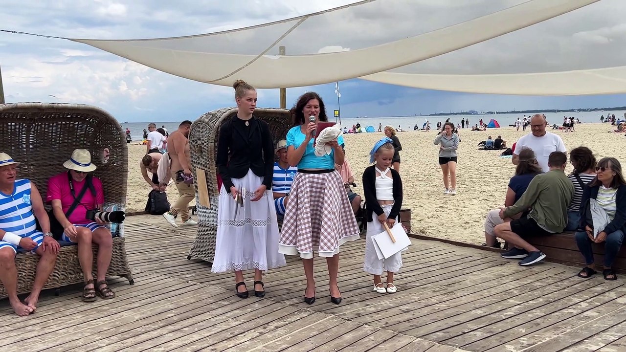 Sopot. Retro moda plażowa