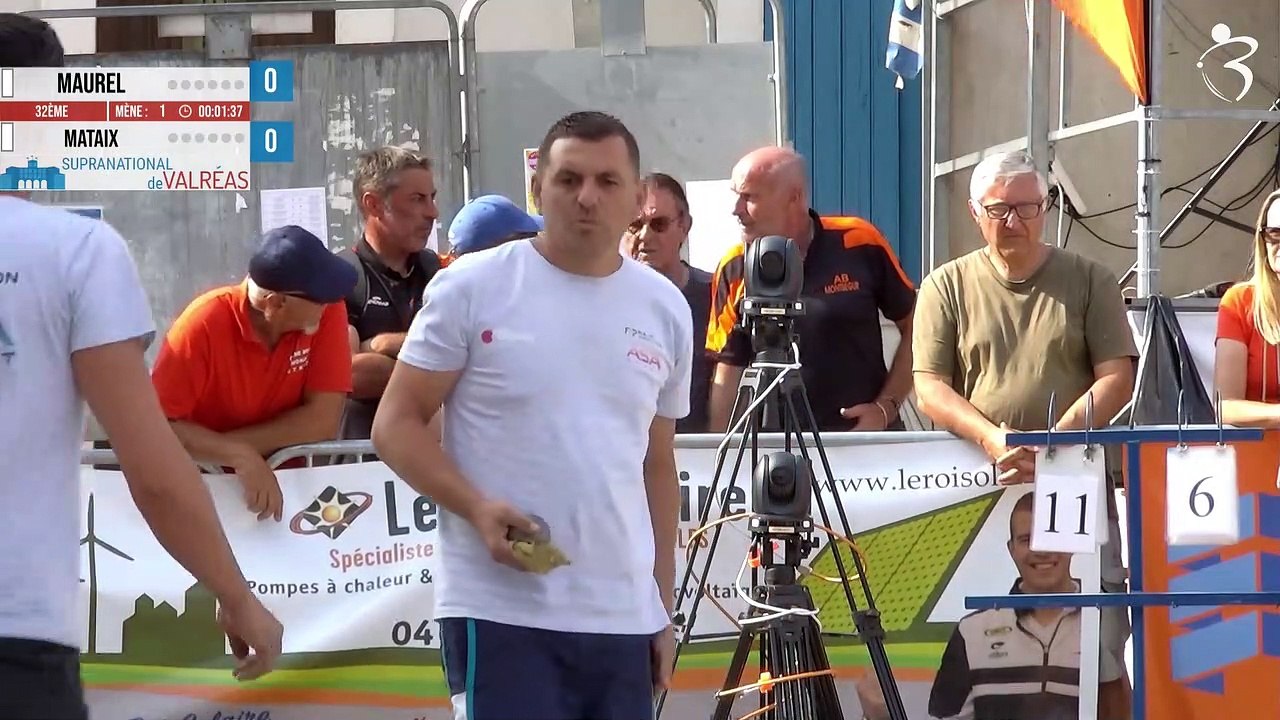 32e DELAHAYE vs MATAIX : Supranational de pétanque de Valréas triplette open 2023