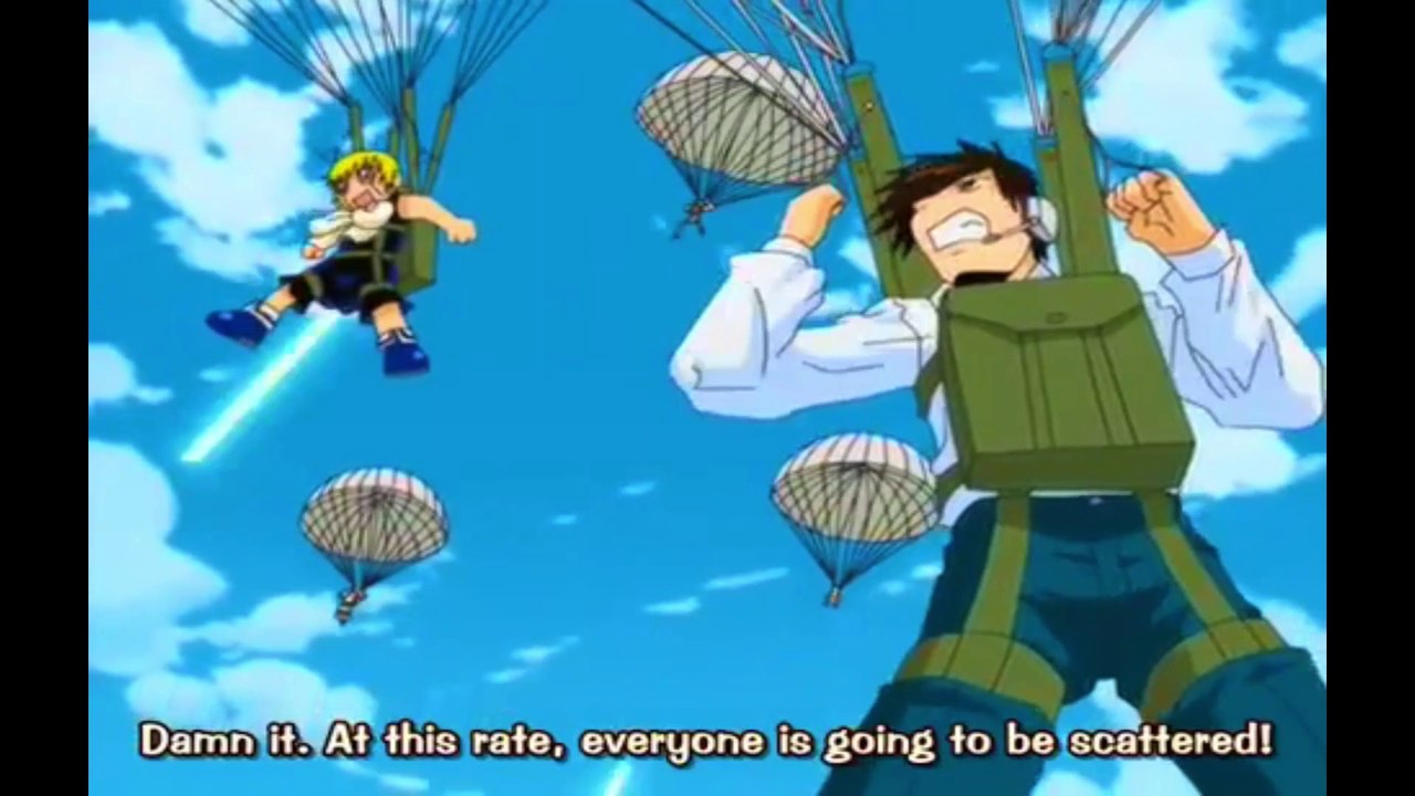 Zatch Bell - mid-air battle