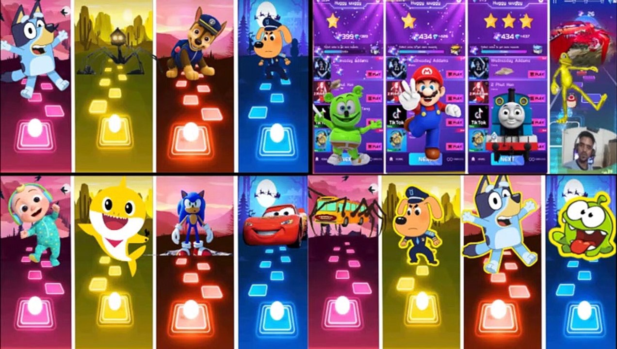 Baby Shark Friends All Video Megamix. Oddbods Pogo, Sheriff Labrador, Bluey Bingo. Who ls Best?