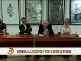 Realizan homenaje al escritor y poeta Gustavo Pereira en el XVII Festival Mundial de Poesía