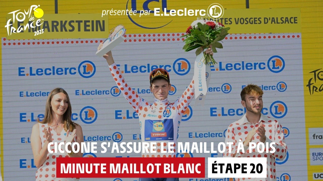 E.Leclerc Polka Dot Jersey Minute - Stage 20 - Tour de France 2023