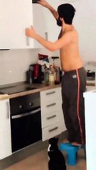 Daniel Tries To Catch A Cockroach