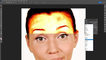 Remove Forehead Wrinkle Line Easy Photoshop Tutorial. Remove wrinkles using Photoshop #shorts