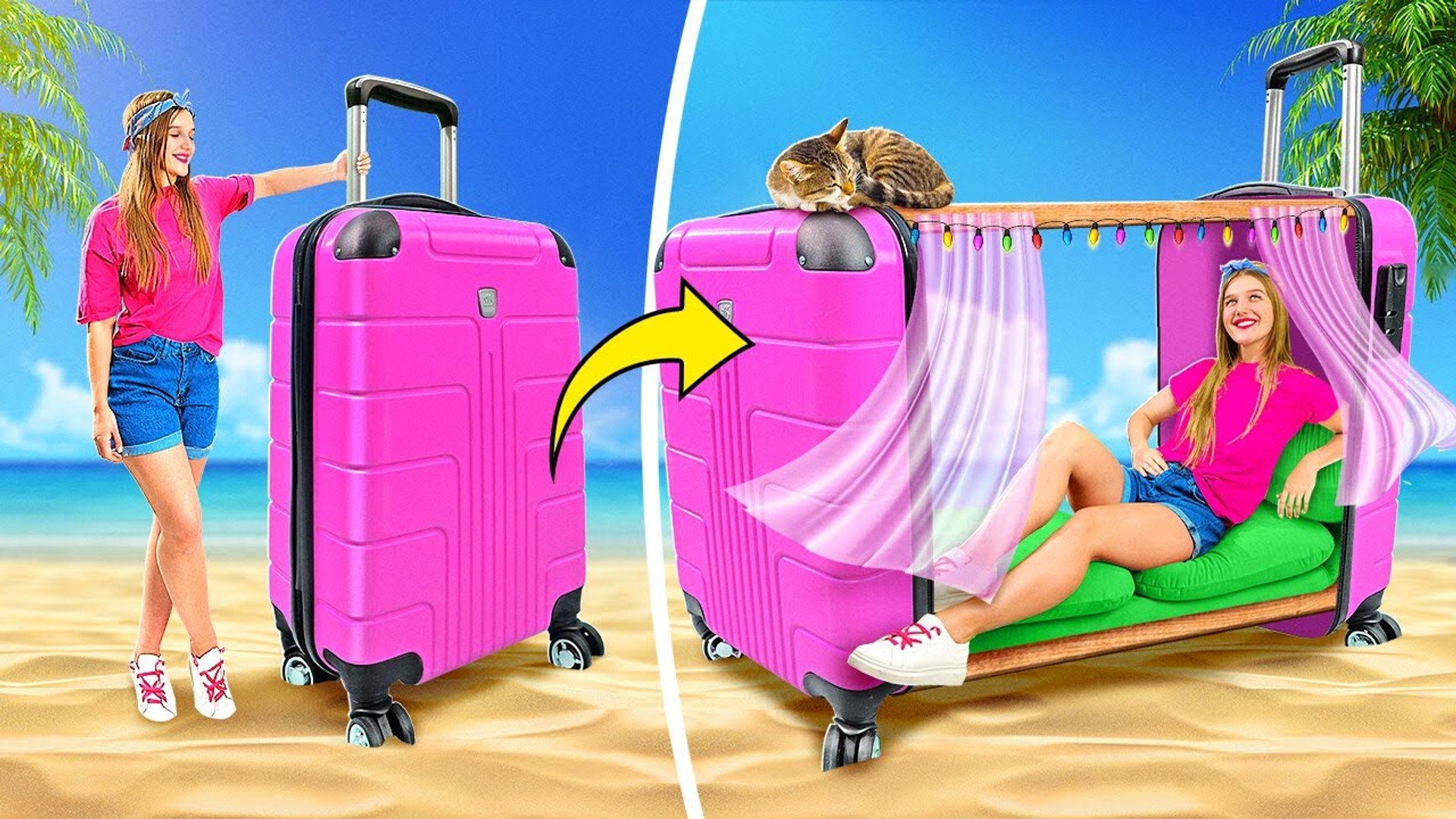 ⁣Genius Travel Hacks For Parents || Useful Camping Tips