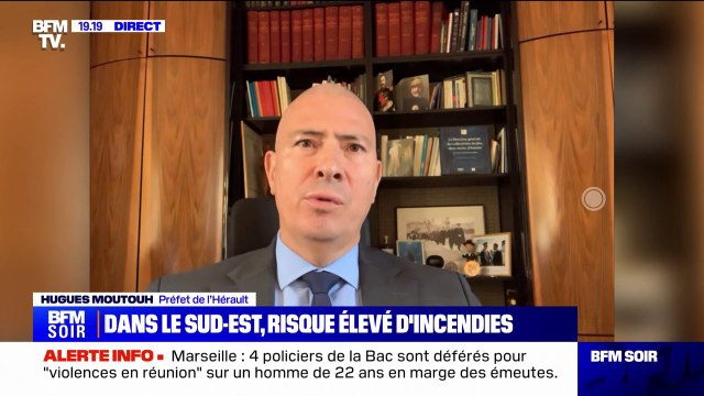 Incendies de forêt: Il faut que le comportement des gens change , affirme Hugues Moutouh, préfet de l'Hérault