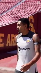 El Barça enciende los motores en el Memorial Coliseum de Los Ángeles