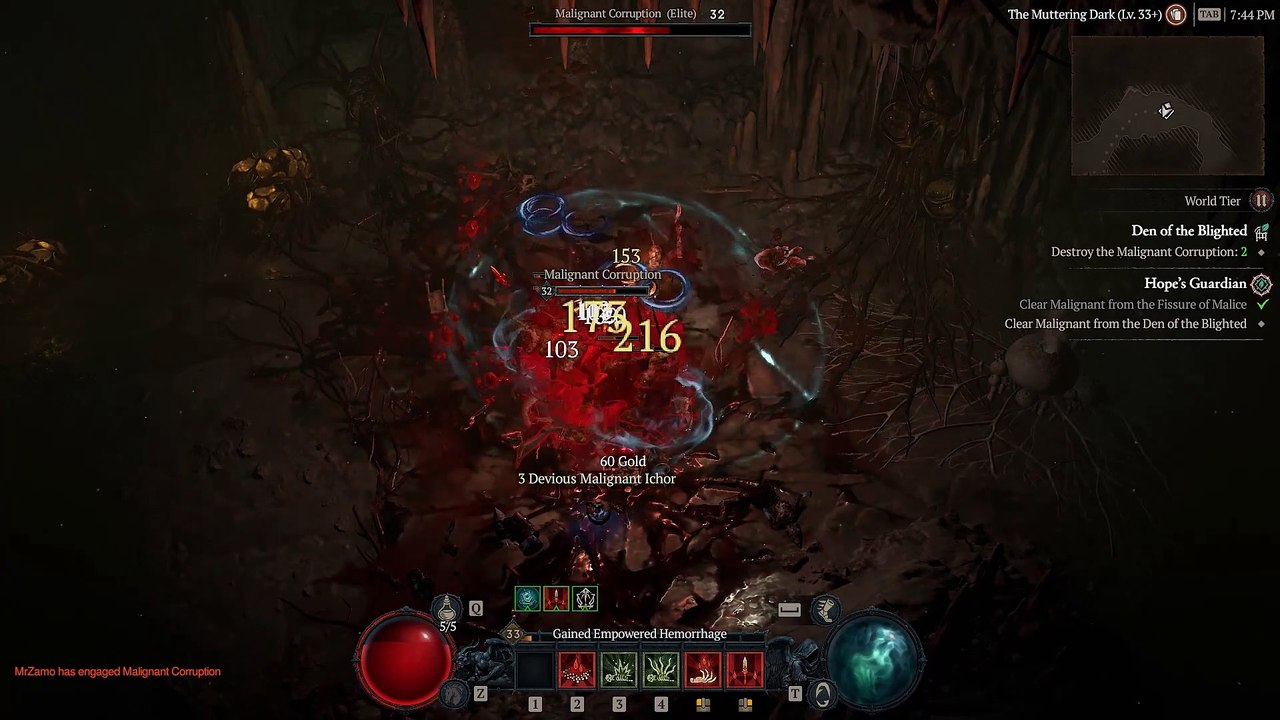Diablo 4 - "Season of the Plague" Necromancer #5 blood  build