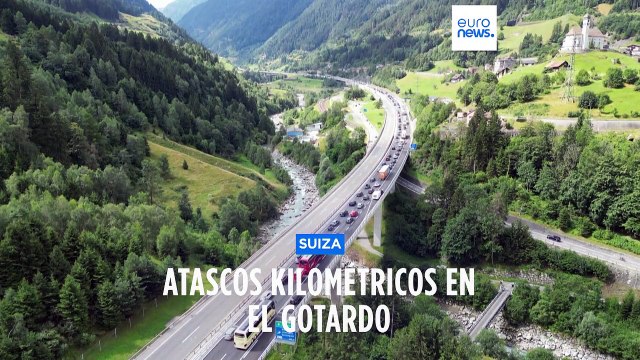 Suiza | Atascos kilométricos en el Gotardo por la llegada de turistas a Italia