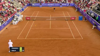 Bastad - Rublev vient à bout de Cerundolo après une belle bataille