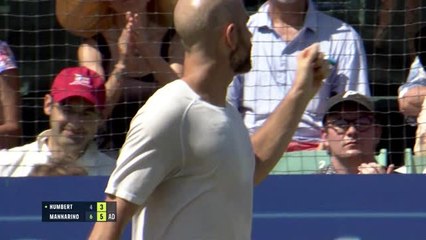 Newport - Mannarino remporte le duel 100% français contre Humbert