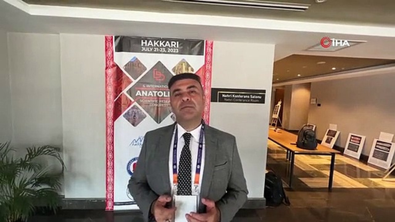 '5e Congrès international de recherche scientifique anatolienne' s'est tenu à Yüksekova