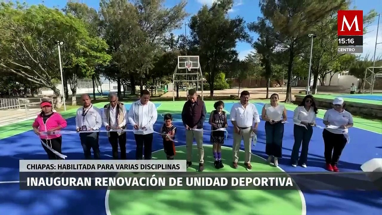 Gobernador de Chiapas inaugura renovación de unidad deportiva en ...