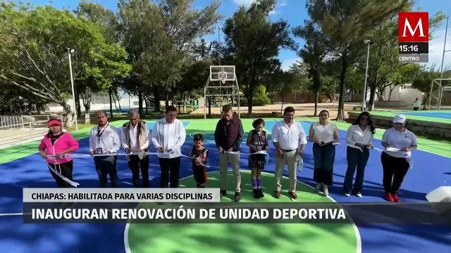 Gobernador de Chiapas inaugura renovación de unidad deportiva en Comitán de Domínguez