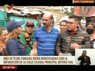 Escuadrón Caza Hueco recupera vialidad de la calle Cajigal de la pqa. El Valle en Caracas
