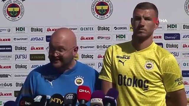 Edin Dzeko： ＂Fenerbahçe joue toujours pour le championnat, c'est pourquoi je suis ici＂- La star bosniaque de Fenerbahçe Edin Dzeko： - ＂Championnat...