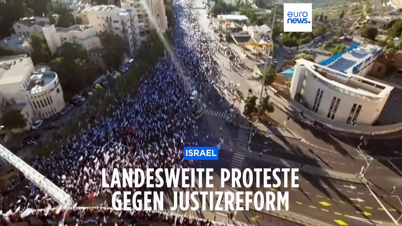Israel: Wieder Proteste gegen Justizreform - Netanjahu in OP
