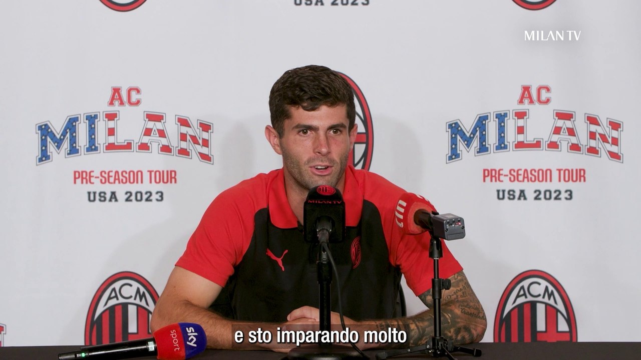 La conferenza stampa di Pulisic a Los Angeles