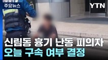 신림동 흉기 난동 피의자 오늘 구속 여부 결정 / YTN
