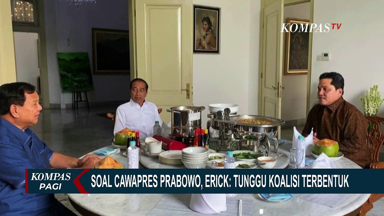 Soal Jadi Cawapres Prabowo, Erick Thohir: Tunggu Koalisi Terbentuk