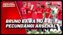 Tendangan Geledek Bruno Fernandes Bawa Man United Bungkam Arsenal
