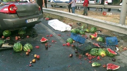 Küçükçekmece D-100 Karayolu'nda korkunç kaza: Ölenler var!