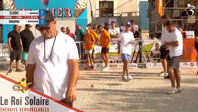 Huitième CLODIC vs NAVARRO : Supranational de pétanque de Valréas triplette open 2023