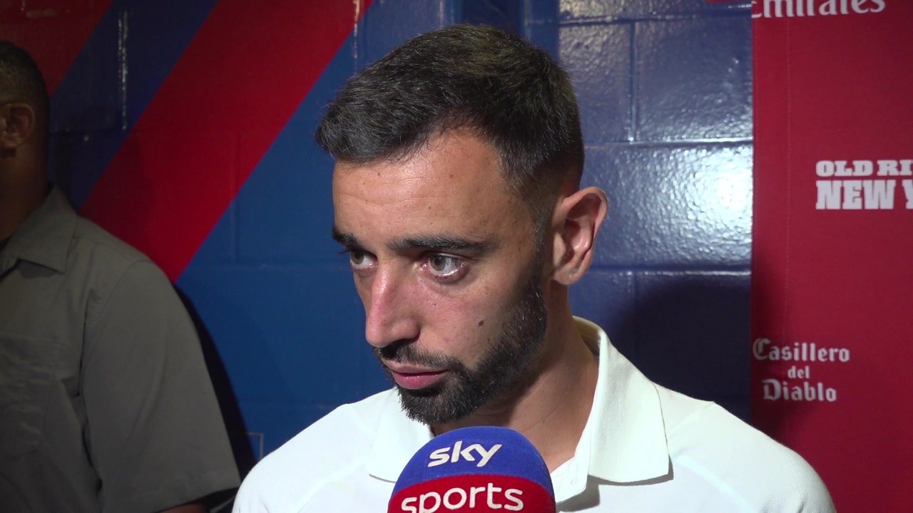 Bruno Fernandes on his goal and Manchester Utd's 2-0 pre season Arsenal win