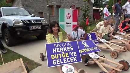 10 Farklı Ülkeden Dansçılar Rafting ve Tahta Araba Yarışlarında Mücadele Etti