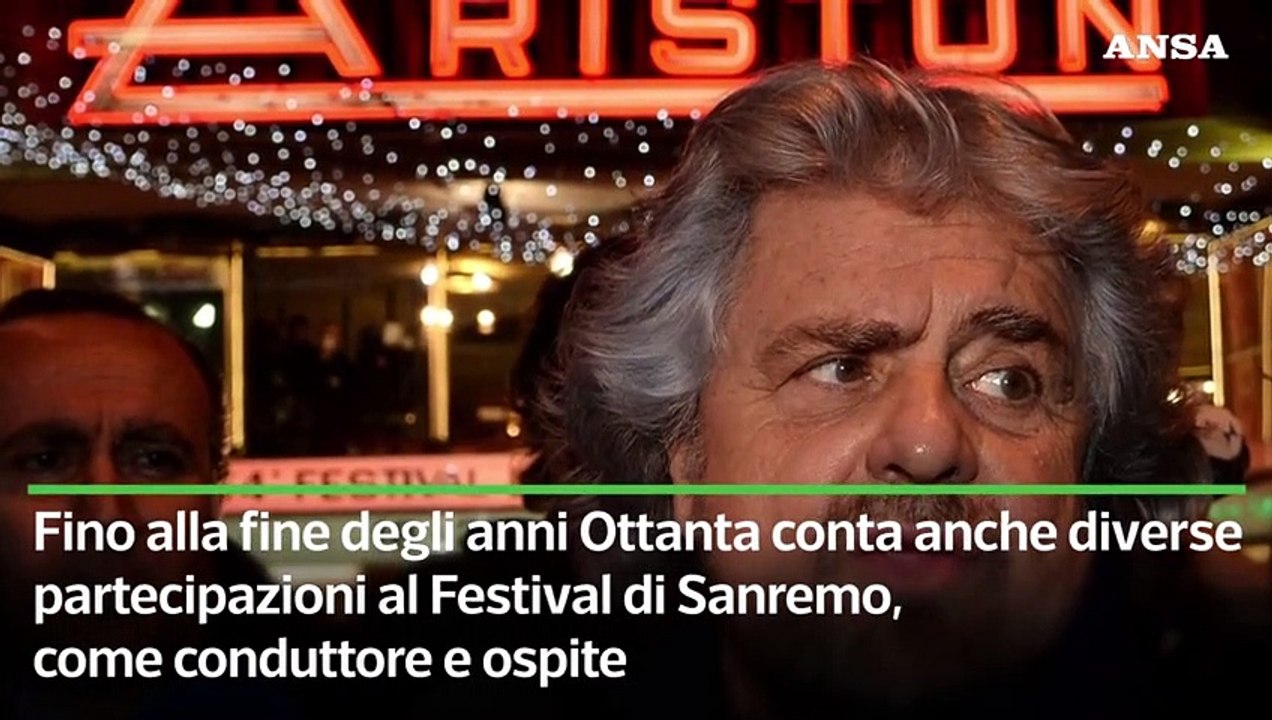 I 75 anni di Beppe Grillo