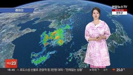 [날씨] 서쪽 곳곳 강한 비…모레까지 200㎜ 폭우